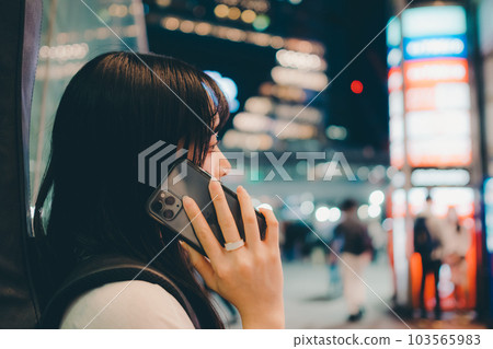 開會議的年輕女子 103565983