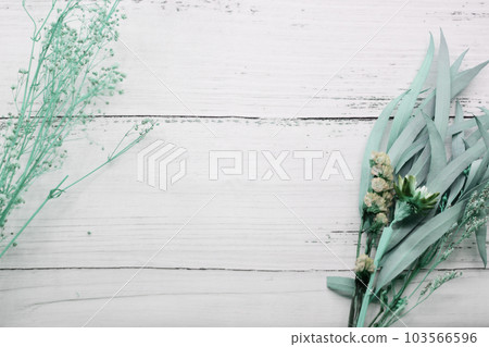 時尚花束木紋背景 103566596