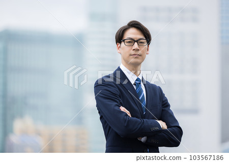 Portrait of a man in a business suit Portrait of a man in a business suit 103567186