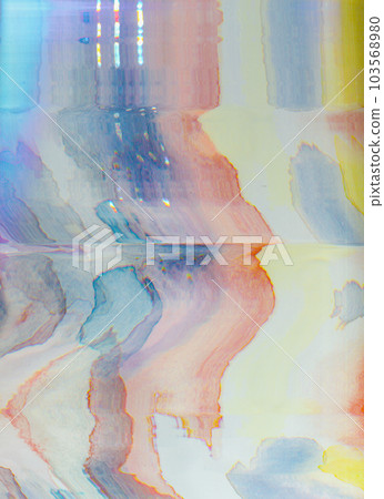 Paint abstract background. Watercolor texture. Ink stain design. Red yellow blue purple color creative pattern on light art illustration poster. Paint abstract background. Watercolor texture. Ink stain design. Red yellow blue purple color creative pattern on light art illustration poster. 103568980