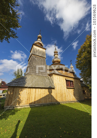 Church of Saint Michael Archangel, UNESCO site, Ladomirova, Slovakia Church of Saint Michael Archangel, UNESCO site, Ladomirova, Slovakia 103569628