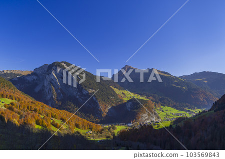 Typical landscape near Damuls, Bregenzer Wald, Bregenz district, Vorarlberg, Austria Typical landscape near Damuls, Bregenzer Wald, Bregenz district, Vorarlberg, Austria 103569843