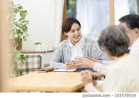 Care manager who conducts long-term care insurance certification survey Long-term care support specialist Care manager who conducts long-term care insurance certification survey Long-term care support specialist 103570559