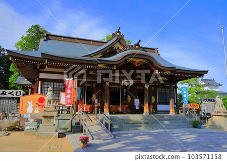 [兵庫縣]陽光明媚的赤穗大石神社（赤穗城） 103571158