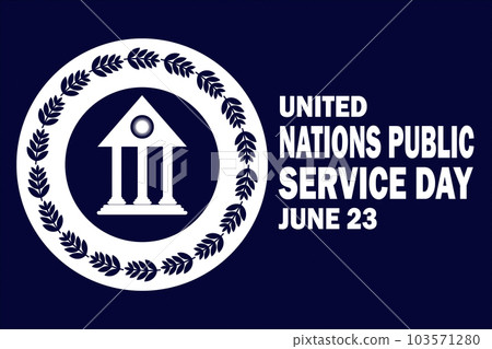 United Nations Public Service Day Vector illustration United Nations Public Service Day Vector illustration 103571280