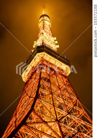 Tokyo Tower shining in orange Tokyo Tower shining in orange 103572188