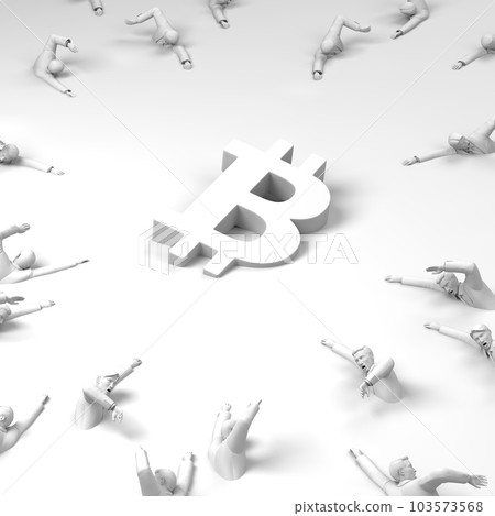 Businessmen aiming for the Bitcoin mark 103573568