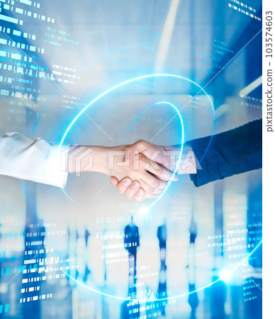 A world with AI technology A world with AI technology 103574603