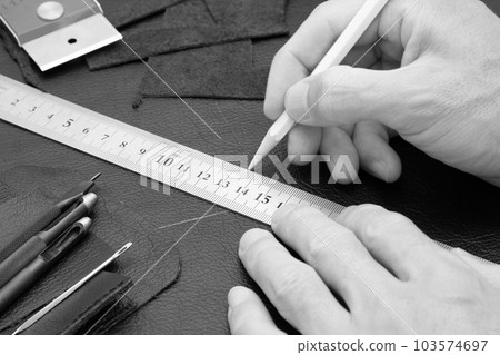 皮革工藝切割（畫線） 103574697