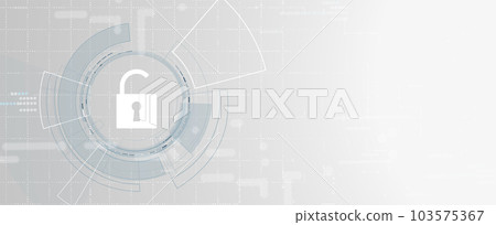 internet digital security technology concept for business background. Lock on circuit board internet digital security technology concept for business background. Lock on circuit board 103575367