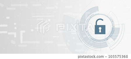 internet digital security technology concept for business background. Lock on circuit board internet digital security technology concept for business background. Lock on circuit board 103575368