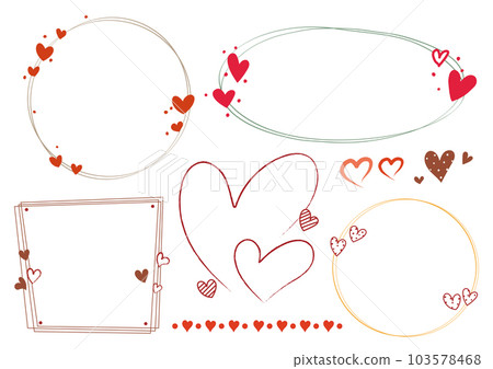 Heart frame for your message 103578468