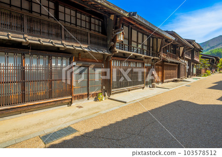 長野縣鹽尻市中山道奈良井宿街景 103578512