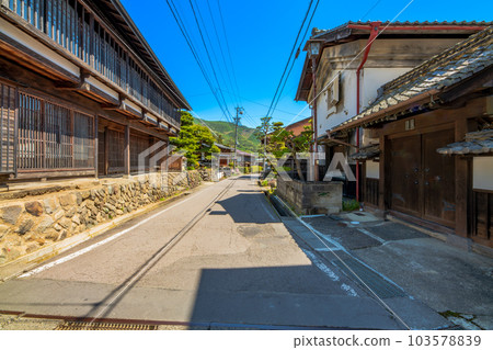 長野縣長川町中山洞和田宿的街景 長野縣長川町中山洞和田宿的街景 103578839