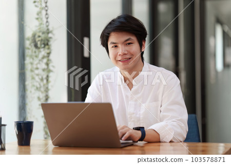 Accountant man working on laptop and do document, tax, exchange, research, accounting and Financial advisor concept Accountant man working on laptop and do document, tax, exchange, research, accounting and Financial advisor concept 103578871