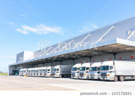 Distribution center of a trucking company 103578883