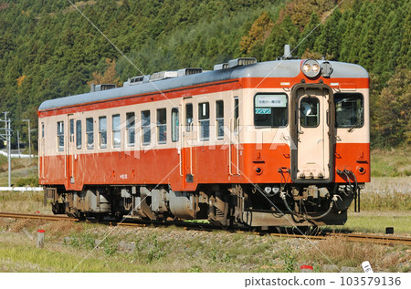 大糸線姬川-久比金野 JR West Kiha 52-115（糸魚川） 103579136