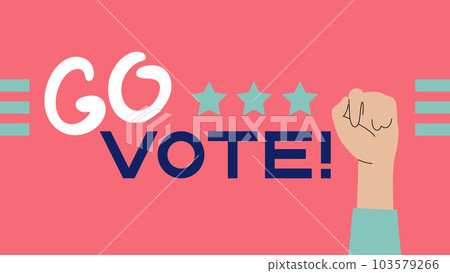 Go Vote Banner Template Go Vote Banner Template 103579266