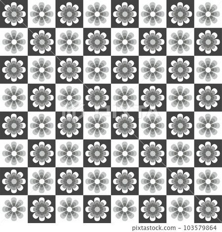 Flower seamless pattern. Vector illustration. 103579864