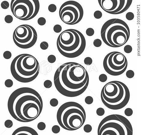 Geometric seamless pattern with circles. Geometric seamless pattern with circles. 103580471