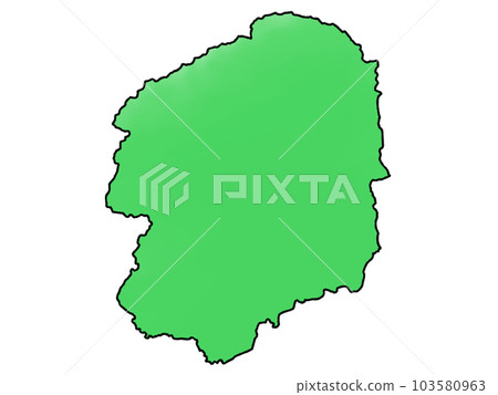 Slightly loose Tochigi prefecture map 103580963