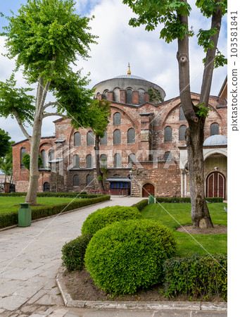 Hagia Irene, or Holy Peace Church, Eastern Orthodox church, located in the courtyard of Topkapi Palace, Istanbul, Turkey Hagia Irene, or Holy Peace Church, Eastern Orthodox church, located in the courtyard of Topkapi Palace, Istanbul, Turkey 103581841