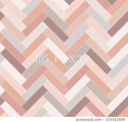 Herringbone wallpaper, floor, kitchen vector seamless tile pattern. Simple scandinavian wood zigzag print banner. 103581899