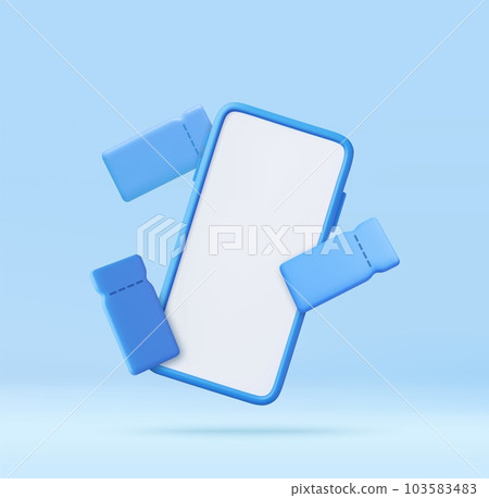 3D Render Smartphone mockup 103583483