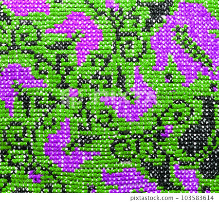 background texture of the fabric, handmade 103583614