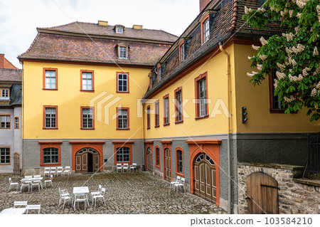 The Wittum Palace widow's palace of the Duchess Anna Amalia in Weimar, Thuringia, Germany. 103584210