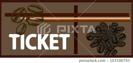 Coffee ticket Coffee ticket 103586793