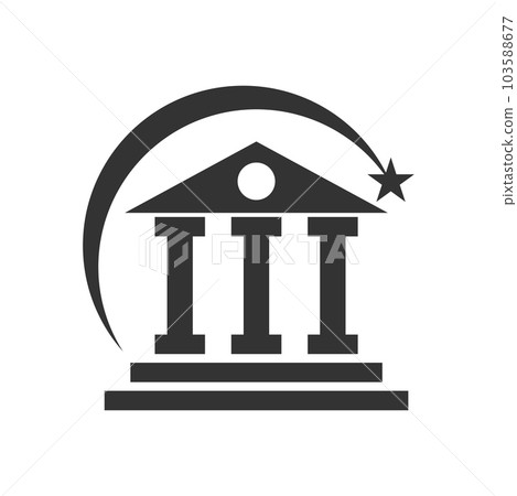 law logo template. Icon Illustration Brand Identity. Isolated and flat illustration. Vector graphic law logo template. Icon Illustration Brand Identity. Isolated and flat illustration. Vector graphic 103588677