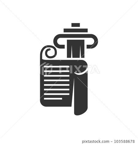 law logo template. Icon Illustration Brand Identity. Isolated and flat illustration. Vector graphic law logo template. Icon Illustration Brand Identity. Isolated and flat illustration. Vector graphic 103588678