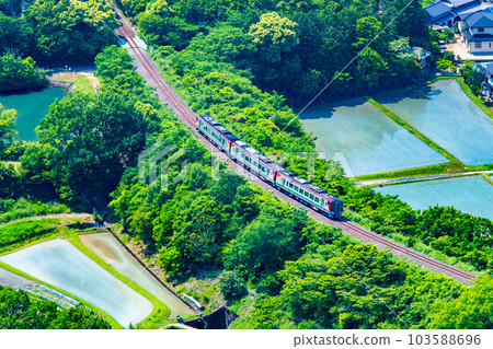 橫貫鄉間的幸德線特快渦潮～贊岐相生～阿波大宮～ 103588696