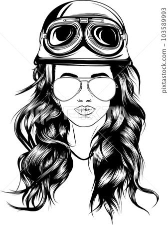 Woman soldier. Vector illustration isolated on white background 103589993