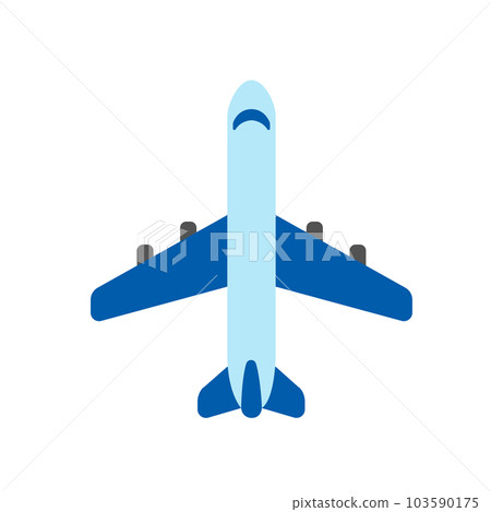Airplane, airport, airfield mark vector icon illustration (pictogram) 103590175