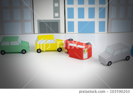 Paper Craft Image Aged Driver 103590203