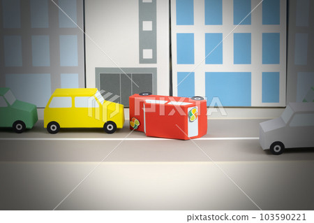 Paper Craft Image Aged Driver 103590221