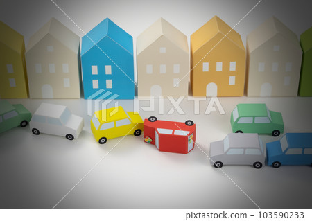 Paper Craft Image Aged Driver 103590233