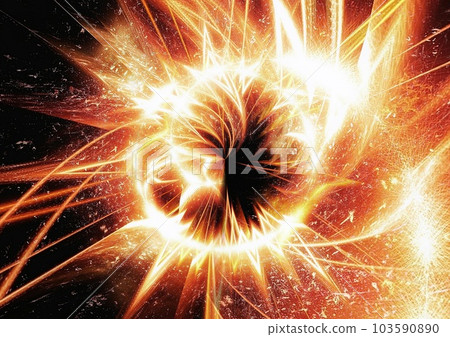 爆炸的火焰背景 103590890