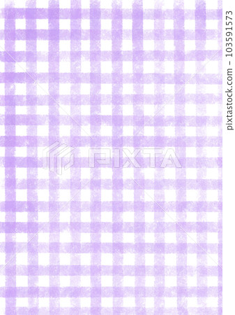 手繪紫色方格格紋圖案 103591573