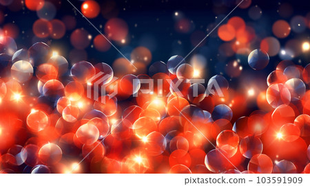 Generative AI, a bokeh effect for a glamorous and festive website design 103591909