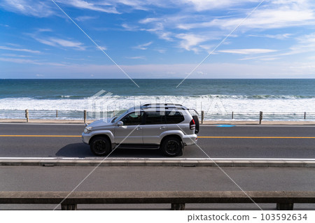 "Kanagawa Prefecture" Drive image along the sea, Shonan coast "Kanagawa Prefecture" Drive image along the sea, Shonan coast 103592634