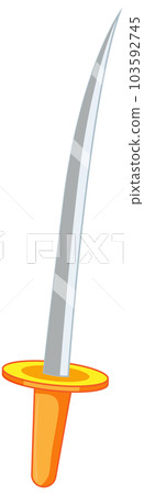Isolated katana sword cartoon 103592745