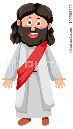 Jesus Christ cartoon character Jesus Christ cartoon character 103592893