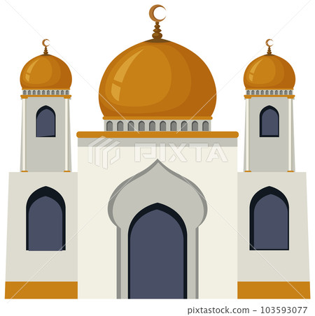 Mosque Building Vector Design 103593077