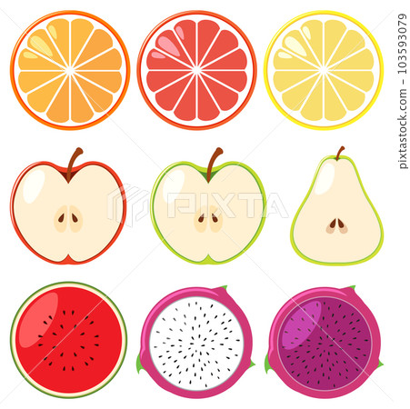 A collection of different fruits 103593079