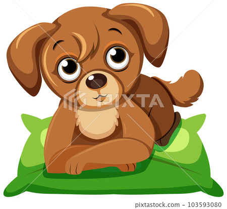 Cute dog cartoon character Cute dog cartoon character 103593080