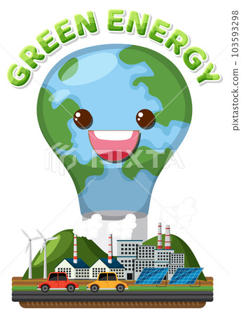 Alternative green energy vector concept Alternative green energy vector concept 103593298