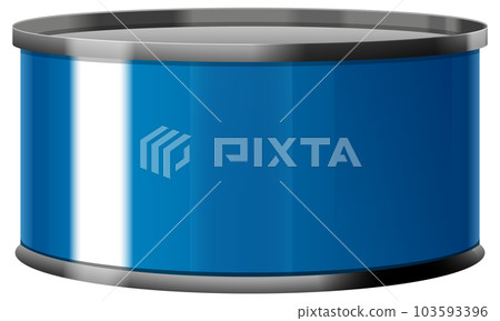 Blank Tin Can Template for Label Design Blank Tin Can Template for Label Design 103593396
